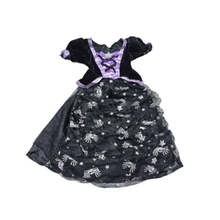 1-2 évesre fekete-lila jelmezruha, boszorkányruha - Halloween - George 