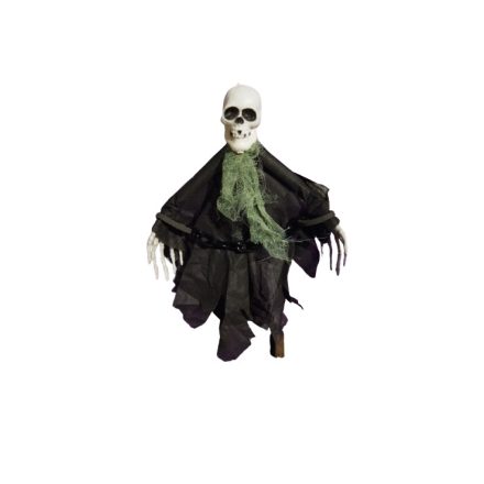 Kis méretű csontváz lepelben, dekoráció - Halloween - ÚJ