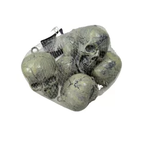   6 db felfűzhető koponya, parti dekoráció - Halloween - ÚJ