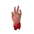 Véres kéz, csonkolt kézfej, gumi jelmezkiegészítő, partikellék - Halloween - ÚJ (1 db, nem egy pár!)