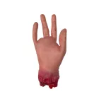 Véres kéz, csonkolt kézfej, gumi jelmezkiegészítő, partikellék - Halloween - ÚJ (1 db, nem egy pár!)