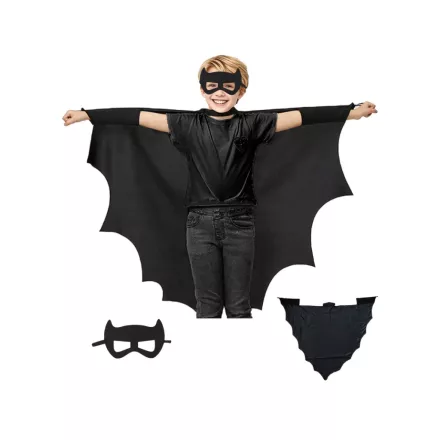 Batman, denevér palást filc maszkkal, álarccal - ÚJ