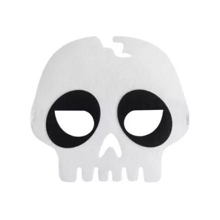 Filc koponya, csontváz szemmaszk, álarc - Halloween - ÚJ