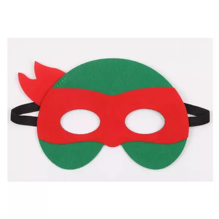 Filc maszk, álarc, jelmezkiegészítő - Rafaelo - Tini Ninja Teknőcök - ÚJ