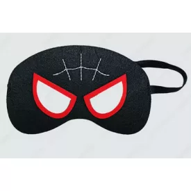   Fekete-piros filc maszk, álarc - Pókember - Spiderman - ÚJ