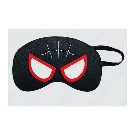 Fekete-piros filc maszk, álarc - Pókember - Spiderman - ÚJ
