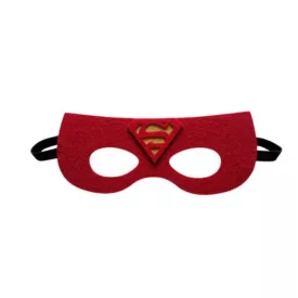 Piros filc maszk - Superman - ÚJ