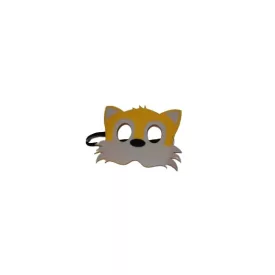   Sárga filc maszk, álarc, jelmezkiegészítő - Sonic, a sündisznó - ÚJ