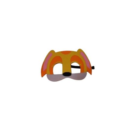 Narancssárga kutya filc maszk, álarc, jelmezkiegészítő - Sonic, a sündisznó - ÚJ