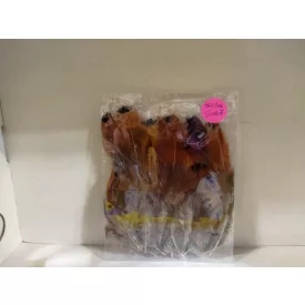   Kb 15 db barna, fekete végű madártoll, dekoráció vagy jelmezkiegészítő - ÚJ