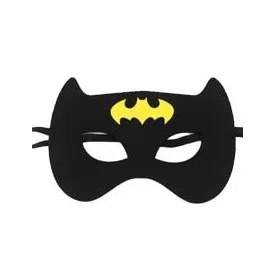 Fekete-sárga filc maszk - Batman - ÚJ