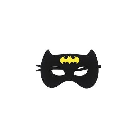 Fekete-sárga filc maszk - Batman - ÚJ