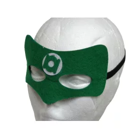   Zöld szuperhős filc maszk - Zöld lámpás - DC Comics - ÚJ
