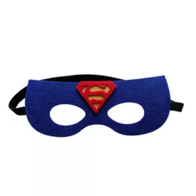 Kék filc maszk, álarc - Superman - ÚJ