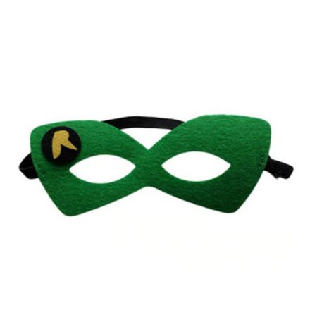 Zöld filc maszk - Robin - ÚJ