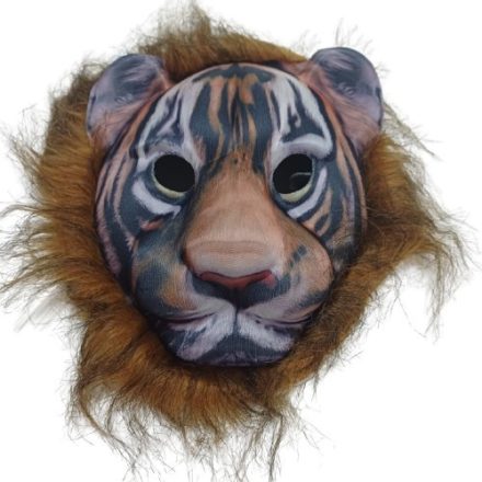 Habszivacs, szivacs tigris maszk, álarc - ÚJ