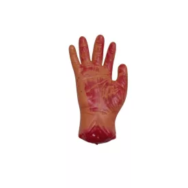   Véres kéz, csonkolt kézfej, műanyag jelmezkiegészítő, partikellék - Halloween - ÚJ (1 db, nem egy pár!)