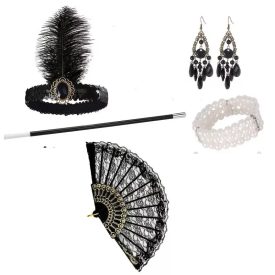 5 részes fekete charleston szett - ÚJ