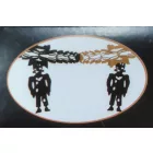 Zombis papír girland, 2 méteres, Halloween parti kiegészítő - ÚJ