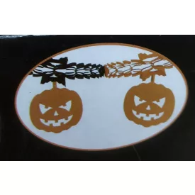   Tökös papír girland, 2 méteres, Halloween parti kiegészítő - ÚJ