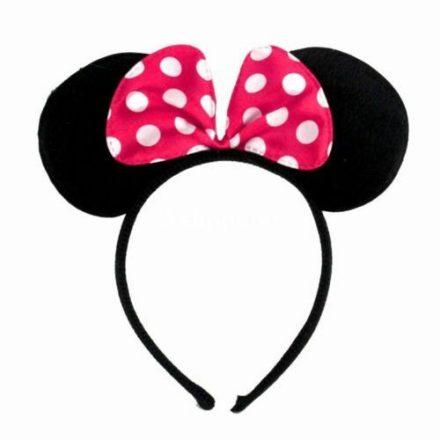 Pink Minnie Egér fül, fejpánt, jelmezkiegészítő - ÚJ