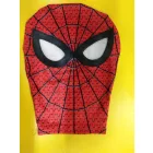 Piros mintás fejre húzható Pókember, Spiderman maszk, álarc, kamasz, felnőtt méret - ÚJ
