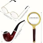 Sherlock Holmes nyomozó, detektív szett, 6 részes (kamasz vagy felnőtt méret) - ÚJ 