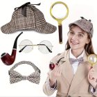 Sherlock Holmes nyomozó, detektív szett, 6 részes (kamasz vagy felnőtt méret) - ÚJ 