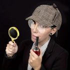 Sherlock Holmes nyomozó, detektív szett, 6 részes (kamasz vagy felnőtt méret) - ÚJ 