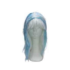 Kék-fehér paróka, jelmezkiegészítő - ÚJ