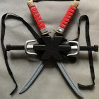 Kard szett, 7 részes jelmezkiegészítő (nindzsa, ninja, Deadpool, stb) - ÚJ