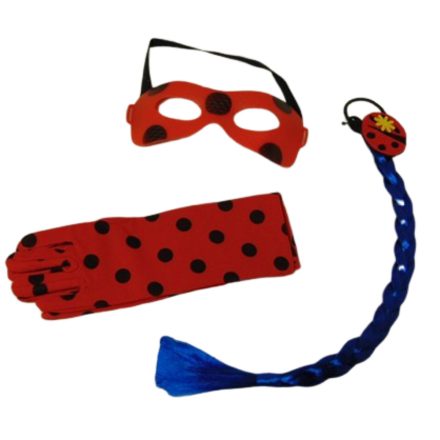 3 részes jelmezkiegészítő szett - Miraculous - Csodálatos Katicabogár - ÚJ