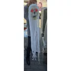 Világító szemű koponya - halloween dekoráció  - ÚJ