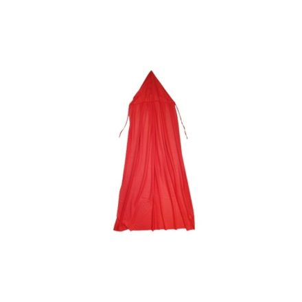 140 cm-es piros kapucnis jelmez palást, köpeny, halloweenra is jó - ÚJ