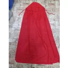 140 cm-es piros kapucnis jelmez palást, köpeny, halloweenra is jó - ÚJ