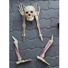 Nagyméretű csontváz darabok, parti kellék, dekoráció (műanyag) - Halloween - ÚJ