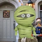 Nagyméretű múmia fólialufi - parti kellék, dekoráció - Halloween - ÚJ