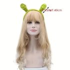 Fiona 2 részes jelmezkiegészítő - fejdísz, korona - világoszöld - Shrek - ÚJ