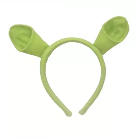   Shrek fejdísz, fül hajpánton, hajráfon, világoszöld - ÚJ