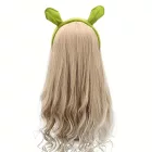 Shrek fejdísz, fül hajpánton, hajráfon, világoszöld - ÚJ