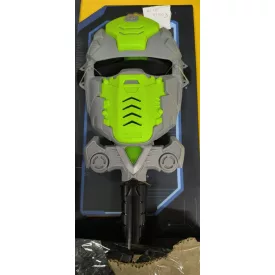 Zöld-szürke műanyag maszk (álarc) és kard - ÚJ