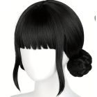 Fekete paróka, jelmezkiegészítő, Zoey - K-pop - Kpop Demon Hunters - ÚJ