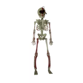   Felakasztható csontváz, kb 43 cm hosszú, parti kellék, dekoráció (műanyag) - Halloween - ÚJ