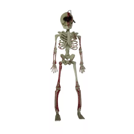 Felakasztható csontváz, kb 43 cm hosszú, parti kellék, dekoráció (műanyag) - Halloween - ÚJ