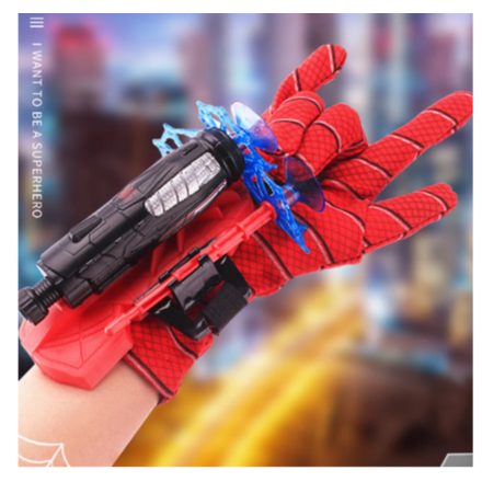 Kilövő kesztyű - Spiderman, Pókember - ÚJ
