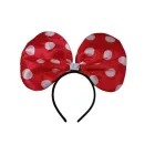 Piros óriás világító Minnie Egér fül, fejpánt - ÚJ