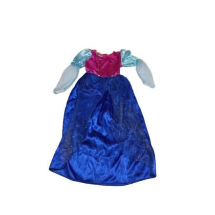7-10 évesre kék-pink jelmezruha - Anna - Frozen, Jégvarázs