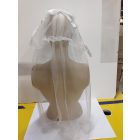 Fehér tiara és fátyol egyben - ÚJ