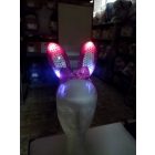 Pink flitteres világító nyuszifül - ÚJ