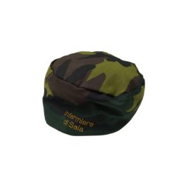   Terepszínű katonai jelmezsapka (szanitéc, harctéri egészségügyi alakulat) - ÚJ